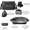 image:imageBaggallini Original Everyday 11x75 Crossbody Bags Rfid Protected Lightweight Nylon Zippered Travel PurseMidnight Blossom Print