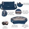 image:imageBaggallini Original Everyday 11x75 Crossbody Bags Rfid Protected Lightweight Nylon Zippered Travel PursePacific