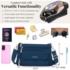 image:imageBaggallini Original Everyday 11x75 Crossbody Bags Rfid Protected Lightweight Nylon Zippered Travel PursePacific