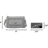 image:imageBaggallini Original Everyday 11x75 Crossbody Bags Rfid Protected Lightweight Nylon Zippered Travel PurseStone Heritage
