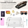 image:imageBaggallini Original Everyday 11x75 Crossbody Bags Rfid Protected Lightweight Nylon Zippered Travel PurseWhite