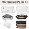 image:imageBaggallini Original Everyday 11x75 Crossbody Bags Rfid Protected Lightweight Nylon Zippered Travel PurseWhite