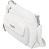 image:imageBaggallini Original Everyday 11x75 Crossbody Bags Rfid Protected Lightweight Nylon Zippered Travel PurseWhite
