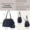 image:imageBaggallini Overnight Expandable Laptop Tote  Lightweight Travel Bag for Women  OvernightFrench Navy