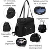 image:imageBaggallini Overnight Expandable Laptop Tote with RFID Phone WristletBlack