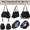 image:imageBaggallini Overnight Expandable Laptop Tote with RFID Phone WristletBlack