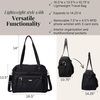 image:imageBaggallini Overnight Expandable Laptop Tote with RFID Phone WristletBlack Cheetah Emboss