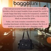 image:imageBaggallini Overnight Expandable Laptop Tote with RFID Phone WristletBlack Cheetah Emboss