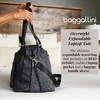 image:imageBaggallini Overnight Expandable Laptop Tote with RFID Phone WristletMidnight Blossom