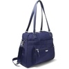 image:imageBaggallini Overnight Expandable Laptop Tote with RFID Phone WristletNavy