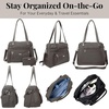 image:imageBaggallini Overnight Expandable Laptop Tote with RFID Phone WristletSterling Shimmer