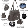 image:imageBaggallini Overnight Expandable Laptop Tote with RFID Phone WristletSterling Shimmer