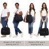 image:imageBaggallini Overnight Expandable Laptop Tote with RFID Phone WristletSterling Shimmer