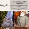 image:imageBaggallini Overnight Expandable Laptop Tote with RFID Phone WristletSterling Shimmer