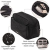 image:imageBaggallini Pocket Cosmetic With Brush OrganizationBlack Cheetah Emboss