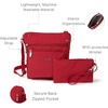 image:imageBaggallini Pocket Crossbody Bags for Women 8x8 Small Lightweight Durable Waterresistant Travel Purse WRfidApple