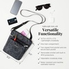 image:imageBaggallini Pocket Crossbody Bags for Women 8x8 Small Lightweight Durable Waterresistant Travel Purse WRfidCharcoal