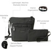image:imageBaggallini Pocket Crossbody Bags for Women 8x8 Small Lightweight Durable Waterresistant Travel Purse WRfidCharcoal
