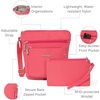 image:imageBaggallini Pocket Crossbody Bags for Women 8x8 Small Lightweight Durable Waterresistant Travel Purse WRfidFlamingo