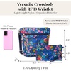 image:imageBaggallini Pocket Crossbody Bags for Women 8x8 Small Lightweight Durable Waterresistant Travel Purse WRfidFlower Market