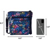 image:imageBaggallini Pocket Crossbody Bags for Women 8x8 Small Lightweight Durable Waterresistant Travel Purse WRfidFlower Market