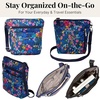 image:imageBaggallini Pocket Crossbody Bags for Women 8x8 Small Lightweight Durable Waterresistant Travel Purse WRfidFlower Market