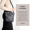 image:imageBaggallini Pocket Crossbody Bags for Women 8x8 Small Lightweight Durable Waterresistant Travel Purse WRfidLapis