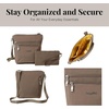 image:imageBaggallini Pocket Crossbody Bags for Women 8x8 Small Lightweight Durable Waterresistant Travel Purse WRfidPortobello