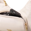image:imageBaggallini Savannah Crossbody 12x8 wRFID Card Holder Vegan Leather Shoulder Strap Convertible Crossbody for WomenCoconut Twill