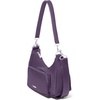 image:imageBaggallini Savannah Crossbody 12x8 wRFID Card Holder Vegan Leather Shoulder Strap Convertible Crossbody for WomenDeep Grape Twill