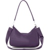 image:imageBaggallini Savannah Crossbody 12x8 wRFID Card Holder Vegan Leather Shoulder Strap Convertible Crossbody for WomenDeep Grape Twill