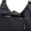 image:imageBaggallini Savannah Crossbody 12x8 wRFID Card Holder Vegan Leather Shoulder Strap Convertible Crossbody for WomenFrench Navy Twill