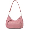 image:imageBaggallini Savannah Crossbody 12x8 wRFID Card Holder Vegan Leather Shoulder Strap Convertible Crossbody for WomenMauve Twill