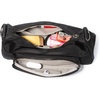 image:imageBaggallini Savannah Crossbody 12x8 wRFID Card Holder Vegan Leather Shoulder Strap Convertible Crossbody for WomenMauve Twill