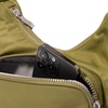 image:imageBaggallini Savannah Crossbody 12x8 wRFID Card Holder Vegan Leather Shoulder Strap Convertible Crossbody for WomenSage Twill
