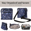 image:imageBaggallini Securtex AntiTheft CrossbodyIndigo Petal
