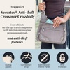 image:imageBaggallini Securtex AntiTheft Crossover Crossbody Bag for Travel 11W x 85H RFID Builtin Wallet Locking ZippersMoonrock