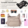 image:imageBaggallini Securtex AntiTheft Crossover Crossbody Bag for Travel 11W x 85H RFID Builtin Wallet Locking ZippersMoonrock