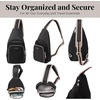 image:imageBaggallini Securtex AntiTheft Daytripper SlingBlackNeutral