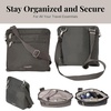 image:imageBaggallini Securtex AntiTheft Large CrossbodyCharcoal
