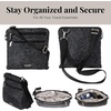 image:imageBaggallini Securtex AntiTheft Large CrossbodyMidnight Blossom Print
