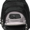 image:imageBaggallini Securtex AntiTheft Multi Zip Sling  Lightweight 86x152 Travel Bag with Locking Zippers amp RFID ProtectionBlack