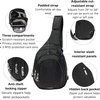 image:imageBaggallini Securtex AntiTheft Multi Zip Sling  Lightweight 86x152 Travel Bag with Locking Zippers amp RFID ProtectionBlack