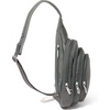 image:imageBaggallini Securtex AntiTheft Multi Zip Sling  Lightweight 86x152 Travel Bag with Locking Zippers amp RFID ProtectionCharcoal