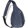 image:imageBaggallini Securtex AntiTheft Multi Zip Sling  Lightweight 86x152 Travel Bag with Locking Zippers amp RFID ProtectionFrench Navy