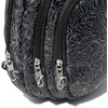 image:imageBaggallini Securtex AntiTheft Multi Zip Sling  Lightweight 86x152 Travel Bag with Locking Zippers amp RFID ProtectionMidnight Blossom