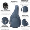 image:imageBaggallini Securtex AntiTheft Multi Zip Sling  Lightweight 86x152 Travel Bag with Locking Zippers amp RFID ProtectionMist
