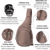 image:imageBaggallini Securtex AntiTheft Multi Zip Sling  Lightweight 86x152 Travel Bag with Locking Zippers amp RFID ProtectionPortobello