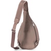 image:imageBaggallini Securtex AntiTheft Multi Zip Sling  Lightweight 86x152 Travel Bag with Locking Zippers amp RFID ProtectionPortobello