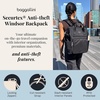 image:imageBaggallini Securtex AntiTheft Windsor Backpack for Travel Work amp College RFID amp Locking Zipper Up to 16 LaptopBlack